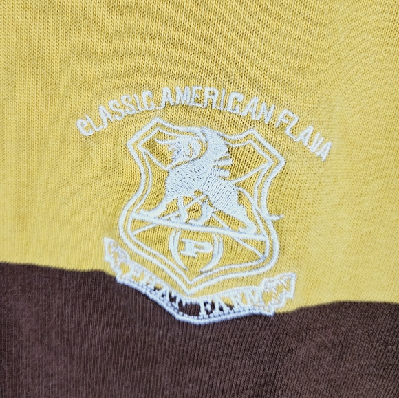 PHAT FARM | vintage striped short sleeve polo shirt - Picture 3 of 8